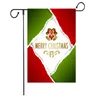 Bunte Weihnachtsmann-Gartenflagge zum Aufhängen im Hof, Weihnachtsflagge, Banner, Buchstabe, bedruckt, Leinen, Weihnachtsflagge, Weihnachtsgartendekoration DBC VT0859