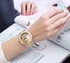 Nouvelle diamant complète féminine Leopard CZ Regarder Round Spiral Crown Quartz Women039s Watch Luxury Designer Jewelry3990606