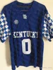 NCAA College Kentucky Wildcats UK Football Jersey Devin Leary Ray Davis Demie Sumo-Karngbaye Tayvion Robinson Barion Brown Maxwell Hairston Deone Walker McClain 4x