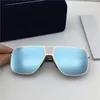 Lunettes de soleil de la mode populaire en gros Mykita Oak Ultralight Square Metal Frame Top Quality Sun Sun Glass UV400 Color Film Lens with Box