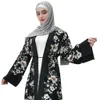 2019 iShowtienda Marke Sommer Muslimische Kleidung Muslimische Frauen Lange Maxi Kleid Robe Abaya Islamische Blume Dubai Cardigan Ramadan S-2XL