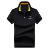 Летняя рубашка Men Casual Cotton Solid Color Poloshirt Мужская дышащий Tee Shirt Golf одежда для тенниса Новые