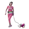 Nieuwe Elastische Riem Running Reflecterende Dog Leash Lead Sports Jogging Walking Pet Collar Touw Hand Gratis Taille Dog Leash Set