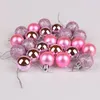 Christmas Light Ball 3cm 24pcs / box Palline di plastica Palline per albero di Natale Decorazioni natalizie Palline colorate HP003