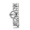 925 스털링 실버 내 공주 쌓을 수있는 반지 팬 도라 여성용 원래 상자 웨딩 CZ 다이아몬드 크라운 18K 로즈 골드 링 W168