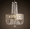Amerikanska industriell lång trappa kristall hängande lampor stor foajé ljus modern mode vardagsrum matsal trappa belysning myy