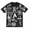 Atacado-verão Mens Moda Designer T Camisetas Hip Hop Manga Curta De Algodão Homens Mulheres Imprimir T Shirt 2 Cores