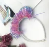 Unicorn Mermaid Headband Hair Sticks Cute Child Adult Kids Shell Hairband DIY Hair Accessories OceanTheme Birthday Party Gift