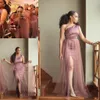 Ucuz 2020 Yeni Siyah Kız Gelinlik Modelleri Bir Omuz Saten Backless Puplum Tül Overskirts Düğün Konuk Elbise Onur Hizmetçi törenlerinde