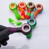 Pipa in silicone da 3,2 pollici Pipa piccola da 81 mm Fumo con ciotola di vetro per uso alimentare