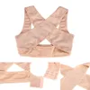 Verstellbare Frauen Brustrückenstütze Gürtel Brusthalter Träger Haltung Haltung Korrektor Body Shaper Korsett Upper Rückenstütze Bandage