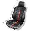 Envío gratuito TIROL 1 paquete de cuero de PU fundas de asiento de coche individuales delanteras universales cojín de asiento