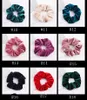Scrunchies Headbands Elastic Velvet Ribbon Hairband Rubber Band Girls Ponytail Holder Fashion Hair Accessories 30 Colors Optional DHW2236