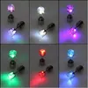 LED LIGHT EAR STUDS SHINNING FASHION EARRINGS 보석 선물 여성 숙녀 소녀 선물 20PSC 로트 E88232A