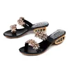 women shoes slippers summer beach sandals Fashion women Rhinestone outdoor slipper flip flops shoe woman mujer
