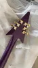 Nouveau modèle de guitare rare Prince Love Symbol Floyd Rose Tremolo Bridge Gold Hardware sur mesure Symbole abstrait Purple Rain Guitars