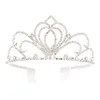 Bridal Tiaras со стразами Свадебные ювелирные Изделия Девушки для наушников на день рождения Party Page Pageant Crystal Crowns Свадебные аксессуары BW-ZH041