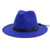 Fascinator Hats Women'S Hat Vintage Wide Brim Hat with Belt Buckle Adjustable Outbacks Hats Soild Sun Free Shipping #D8