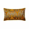 New 30x50cm Soft Orange Chain Ellipse Waist Pillow Case Home Living Wedding Decorations Sofa Car Chair Lumbar Living Cushion Cover