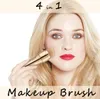 4 I 1 Makeup Brushes Foundation Eyebrow Shadow Eyeliner Blush Powder Brush Cosmetic Concealer Professional Maquiagem5556005