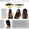 Paff Glueless Human Hair Full Lace Wig Brazilian Remy Hair Loose Deep Ombre Highlights 1b / 30 # Färg Preplucked Hairline