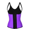 All'ingrosso-Donne Latex Waist Trainer Corsetto Vest 9 Acciaio disossato Underbust Bustier Corsetto Sexy Slimmin Vita Cincher Body Shapewear