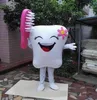 2018 High quality hot Teeth Tooth Mascot Costume Adult Size Costume Parties Cartoon Appearl Halloween Birthday