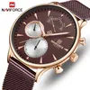 Mens Watches Naviforce Fashion Casual Quartz Watch Men Sport Waterproof Wristwatch Date Business Man Clock Relogio Masculino