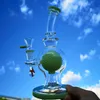 4mm OD Glass Bong Newest Ball Hookahs Showerhead Perc Oil Dab Rigs 14mm Female Joint With Bowl Water Pipes XL-1971