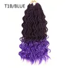 LANS 14 inch wavy senegalese crochet hair ends synthetic hair fiber 35 Strands pcs Box Braids Ombre Braiding LS24Q286z