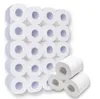 Brand New Toliet Paper 20 PC Hollow Wymiana Rolls Tkanki Jednorazowe Ręczniki Papierowe Serwetki do kuchni Sypialnia Washroom Restaurant