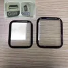 3D Zakrzywione Pełna pokrywa Szkło Hartowane Screen Protector do Apple Watch Iwatch 4 5 40mm 44mm Czarny 100 sztuk / partia w pakiecie detalicznym