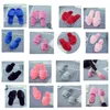 Winter Warm Fur Slippers Fluffy Slide furry slipper Natural Home Shoes Girl Comfortable Flat Heel Slipper designer slippers T2D5042