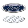 Ford Grille Achterklep Embleem Ovaal 6 X2 4 Donkerblauw Sticker Badge Naambord voor 07-10 Edge 05-11 Escape 06-10 Exp200n