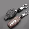 Wholesale luxury crocodile car key bags Mercedes BMW Volkswagen Toyota key rings Leather car brand key holder men bag