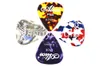 Alice Small Round Metal Pick Holder Case Box With 12pcs Pearl Celluloid Guitar Picks 3214583