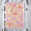 40 * 60 cm Ny bröllop hög densitet blomma vägg med stativ färgstark blomma ram för bröllopsfest dekoration leveranser kan anpassas