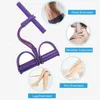 4 Tube Long Resistance Bands Sit-up Expander Elastic Bands Yoga Pilates equipment home exercise Workout Fitness Gum Pedal Pull Rope