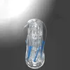 Male Masturbator Sex Toys for Men Artificial Vagina Time Delay Ejaculation Pussy Vagina Transparent Silicone Adult Sex products Y200409