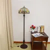 Tiffany Floor Lamps Tiffany-Style Light Baroque Retro Flower Floor Lamp Bedroom Living Room Study Room Floor Light