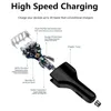 QC 3.0 Cell Phone Car Charger 4 Ports USB Fast Charge Adapter Smart Charger 12V 3.1A For iPhone Android Smartphones