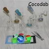 6.3inches Mini-Dab Rig vidro Bong borbulhador bongs tubos de água para DAB colorido rigs banger quartzo e bacia bong tubo