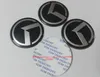 7pcs 1set Black K Logo Badge Emblem 3D ملصق لـ Kia Optima K5 2011-2017 Car Emblems253r