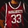 カスタムUMass Minutemen Basketball Jersey NCAA College Sean East Tre Mitchell T.Mitchell T.J.ウィークカールピエールサンバディアロキオンクレルジョー