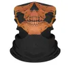 unisex Halloween Cosplay Bicycle Ski Skull Half Face Mask Ghost Scarf Bandana Neck Warmer Party headband Magic Turban balaclava SN4217