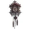 Ретро настенные часы кукушка форма часы дома украшение висячи