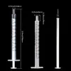 50pcs 1ml/1cc Luer Slip Tip Syringe with Caps, Without Needle, for Pet Feeding and Industrial Use