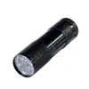 알루미늄 합금 휴대용 UV 손전등 바이올렛 빛 (9) LED 30LM 토치 라이트 램프 미니 손전등 4 색 ZZA416