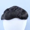 Capelli da uomo toupee mono con parrucche durevoli per uomini europei europei sistemi di sostituzione dei capelli umani parrucchiere 10x8 pollici capellic297u