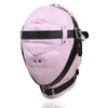 Wysokiej jakości miękki faux skórzany kaptur Full Mask Sensory deprywacja cosplay UA6594947760